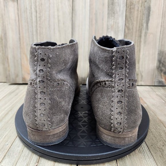 Womens Franco Sarto size 10 Ankle High Leather Bootie Boots - Picture 4 of 9